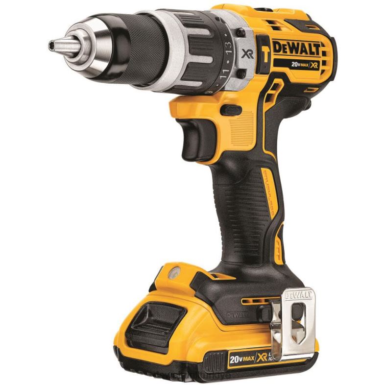20 v max xr lityum iyon fırçasız kompakt darbeli matkap seti DEWALT R2068190 aletler