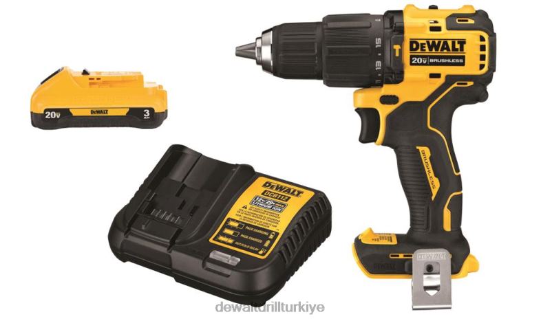 20v maksimum atomik kompakt 1/2 inç darbeli matkap/sürücü kiti paketi DEWALT R2068171 aletler