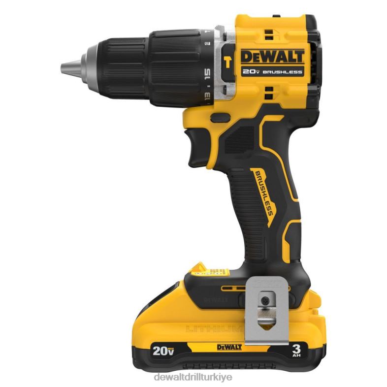 20v max 1/2in darbeli matkap atomik kompakt serisi akülü kit DEWALT R206851 aletler