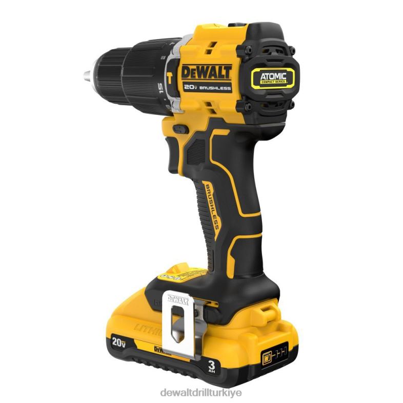 20v max 1/2in darbeli matkap atomik kompakt serisi akülü kit DEWALT R206851 aletler