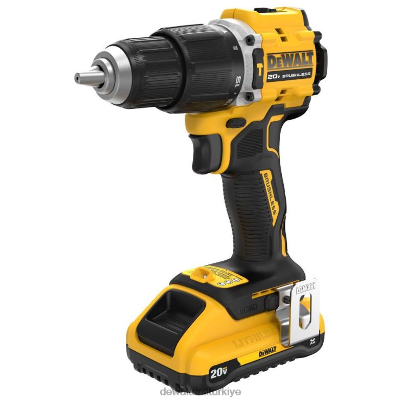 20v max 1/2in darbeli matkap atomik kompakt serisi akülü kit DEWALT R206851 aletler