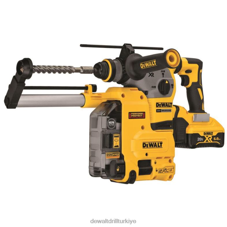 20v max xr 1-1/8 inç sds plus toz toplama özellikli döner çekiç seti DEWALT R2068137 aletler