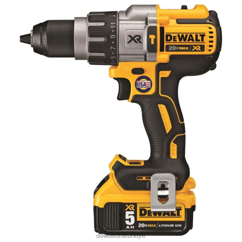 20v max xr lityum iyon fırçasız 3 vitesli darbeli matkap seti DEWALT R206823 aletler