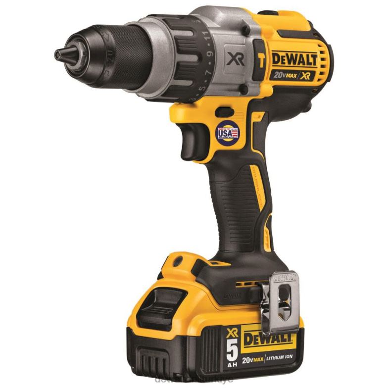 20v max xr lityum iyon fırçasız 3 vitesli darbeli matkap seti DEWALT R206823 aletler