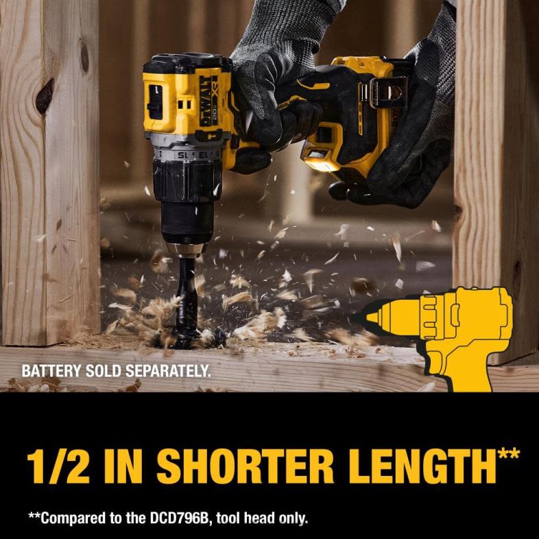 20v xr kompakt darbeli matkap (çıplak alet) DEWALT R206836 aletler