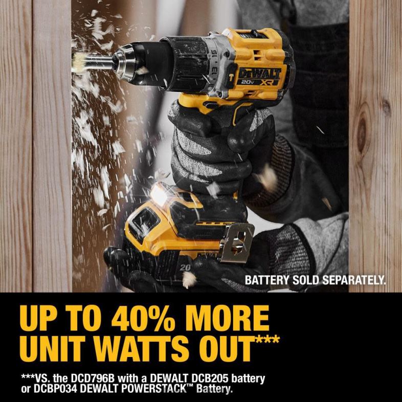 20v xr kompakt darbeli matkap (çıplak alet) DEWALT R206836 aletler