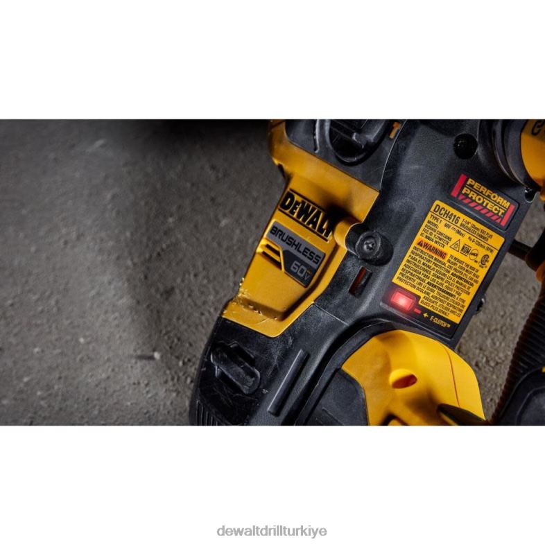 60v maksimum 1 1/4 inç fırçasız sds artı döner çekiç (çıplak alet) DEWALT R206879 aletler