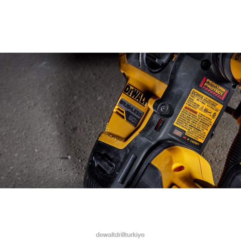 60v maksimum 1 1/4 inç fırçasız sds artı döner çekiç (çıplak alet) DEWALT R206879 aletler