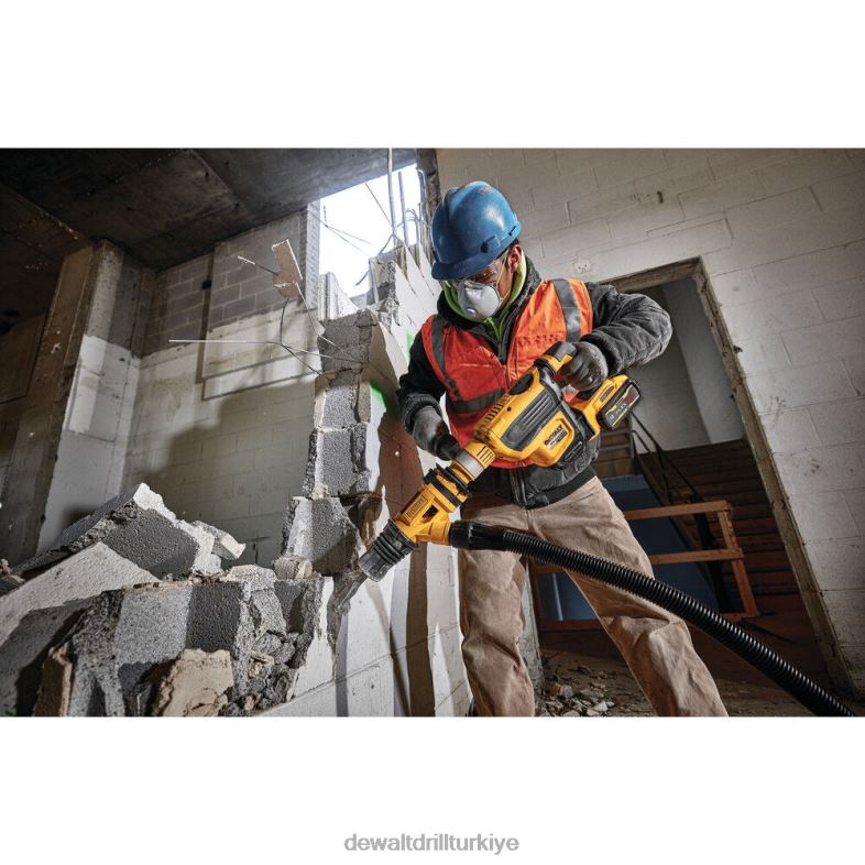 60v max 1-3/4in sds max fırçasız kombinasyon döner çekiç seti DEWALT R206890 aletler