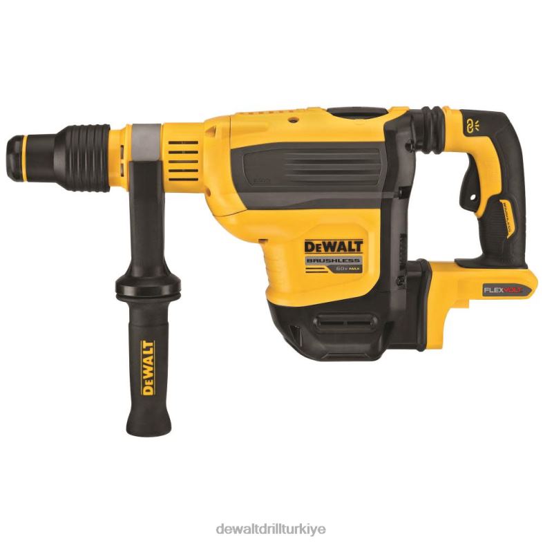 60v max 1-3/4in sds max fırçasız kombinasyonlu döner çekiç (çıplak alet) DEWALT R206866 aletler