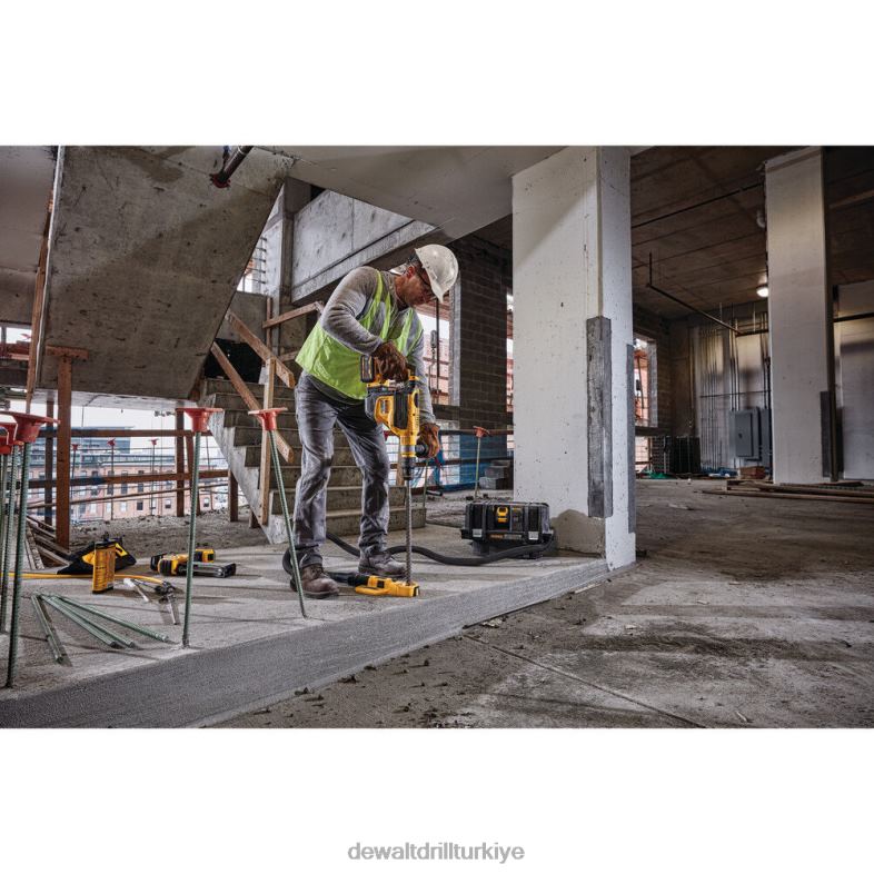 60v max 1-3/4in sds max fırçasız kombinasyonlu döner çekiç (çıplak alet) DEWALT R206866 aletler