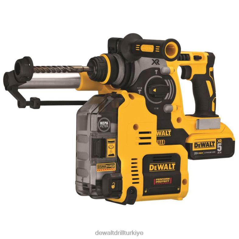 Toz toplama kitli 20v max 1 inç döner kırıcı DEWALT R206896 aletler