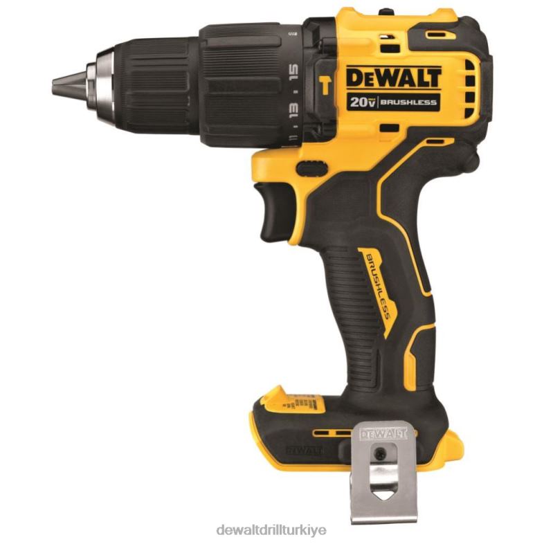 atomik 20v max kompakt 1/2 inç darbeli matkap/tornavida (çıplak alet) DEWALT R2068107 aletler