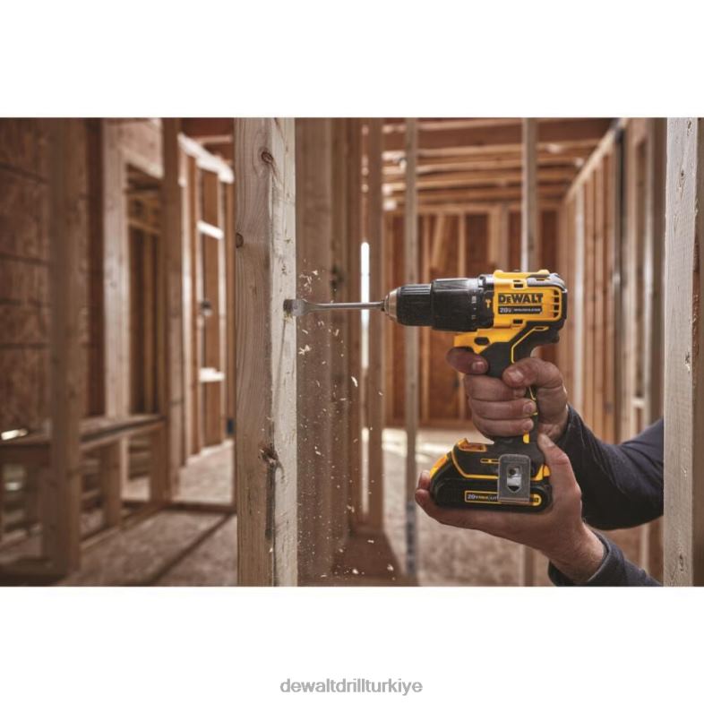 atomik 20v max kompakt 1/2 inç darbeli matkap/tornavida (çıplak alet) DEWALT R2068107 aletler