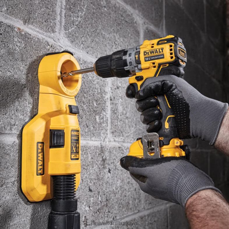 xtreme 12v max fırçasız 3/8 inç akülü darbeli matkap (çıplak alet) DEWALT R206875 aletler