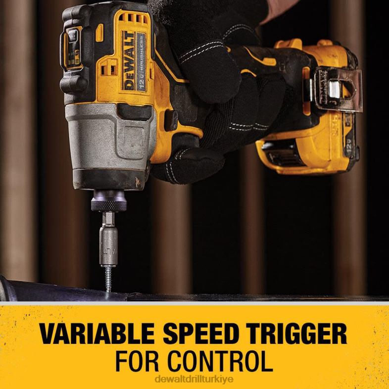 12v max xr fırçasız darbeli matkap seti DEWALT R20684 aletler