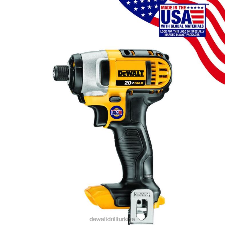 20 v maksimum lityum iyon 1/4 inç darbe sürücüsü (çıplak alet) DEWALT R2068197 aletler