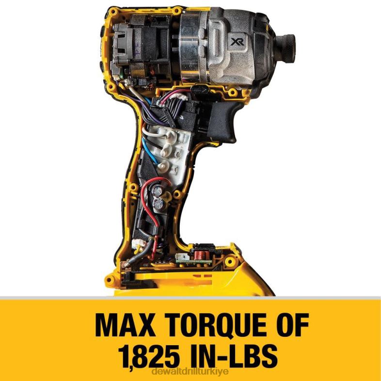 20 v max xr fırçasız 1/4 inç 3 vitesli darbeli vidalama makinesi DEWALT R206891 aletler