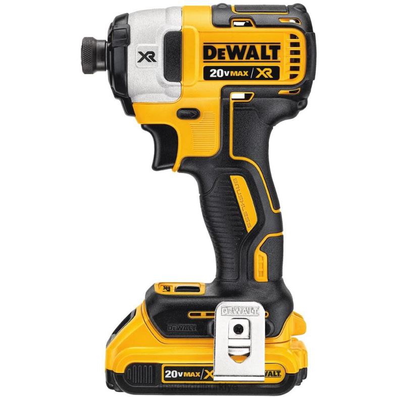 20 v max xr fırçasız 1/4 inç 3 vitesli darbeli vidalama makinesi DEWALT R206891 aletler