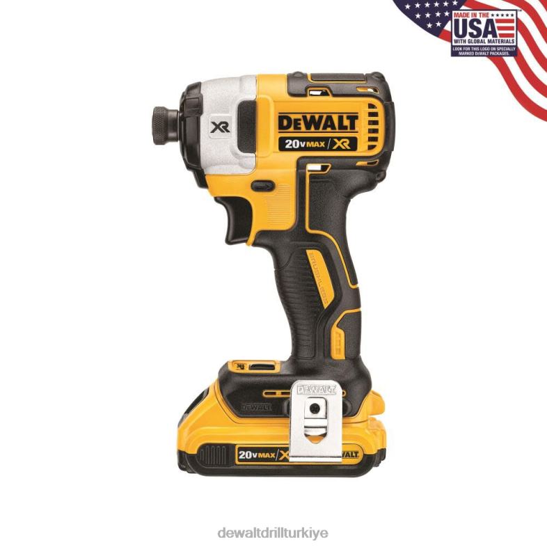20 v max xr fırçasız 1/4 inç 3 vitesli darbeli vidalama makinesi DEWALT R206891 aletler