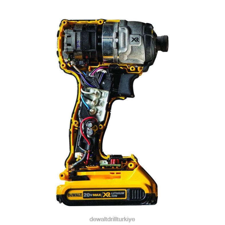 20 v max xr fırçasız 1/4 inç 3 vitesli darbeli vidalama makinesi DEWALT R206891 aletler