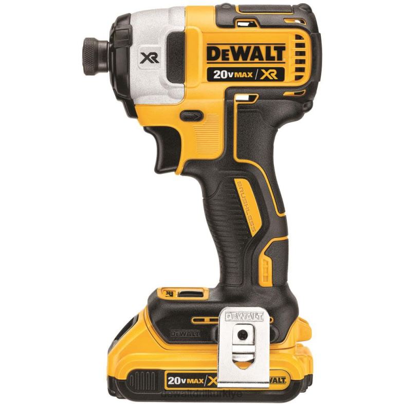 20 v max xr fırçasız 1/4 inç 3 vitesli darbeli vidalama makinesi DEWALT R206891 aletler
