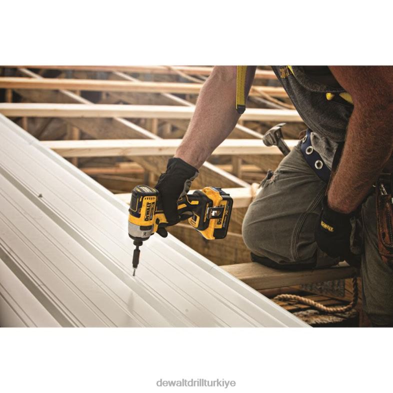 20 v max xr fırçasız 1/4 inç 3 vitesli darbeli vidalama makinesi DEWALT R206891 aletler