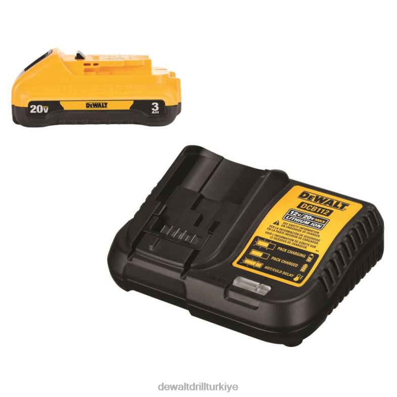 20v maksimum atomik kompakt 1/4 darbeli sürücü kiti paketi DEWALT R2068174 aletler