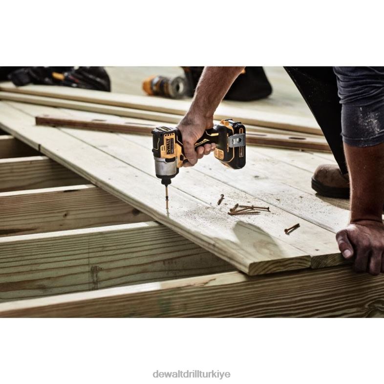 20v maksimum darbeli vidalama makinesi 1/4 inç fırçasız kablosuz (çıplak alet) DEWALT R2068147 aletler