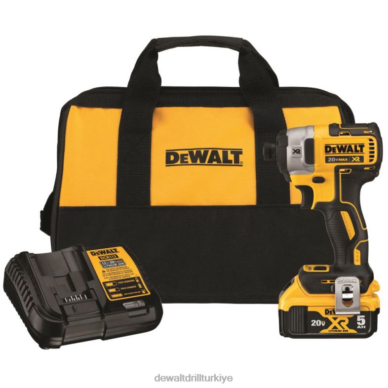 20v max xr 1/4 inç 3 vitesli darbeli sürücü kiti DEWALT R2068186 aletler