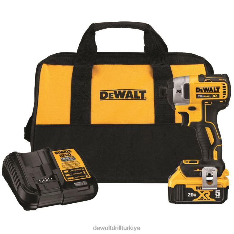 20v max xr 1/4 inç 3 vitesli darbeli sürücü kiti DEWALT R2068186 aletler