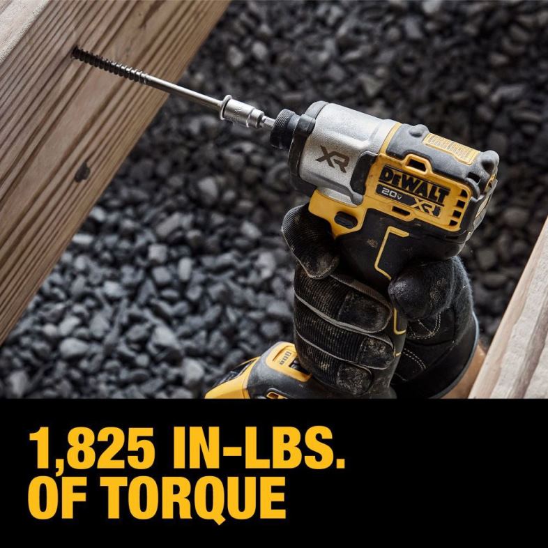 20v max xr 1/4in darbeli sürücü kiti DEWALT R20687 aletler