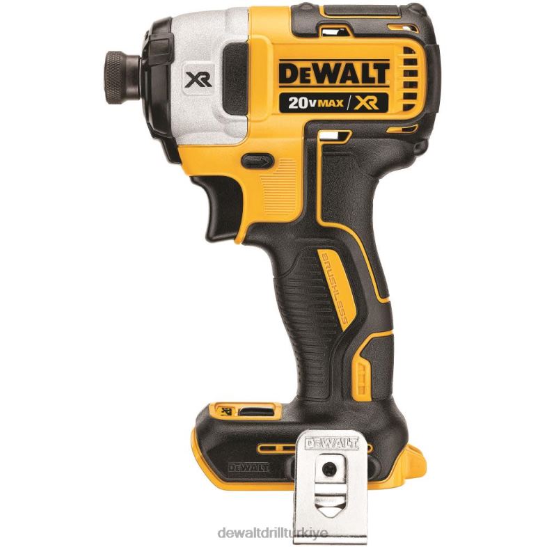 20v max xr fırçasız 1/4 inç 3 vitesli darbeli vidalama makinesi (çıplak alet) DEWALT R206847 aletler