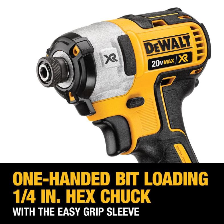 20v max xr fırçasız 1/4 inç 3 vitesli darbeli vidalama makinesi (çıplak alet) DEWALT R206847 aletler