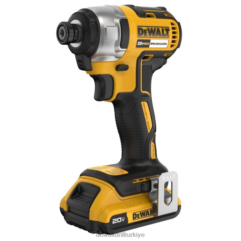 20v max* xtreme kablosuz fırçasız 1/4 inç darbeli matkap matkap seti DEWALT R2068162 aletler