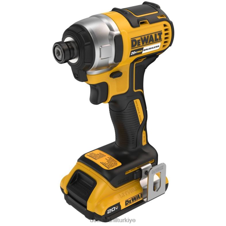 20v max* xtreme kablosuz fırçasız 1/4 inç darbeli matkap matkap seti DEWALT R2068162 aletler