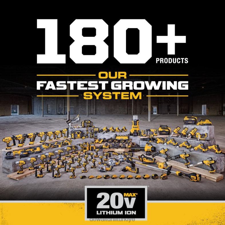 Şarj cihazı ve (3) pil paketiyle birlikte 20 v maksimum 1/4 inç darbeli sürücü DEWALT R2068125 aletler