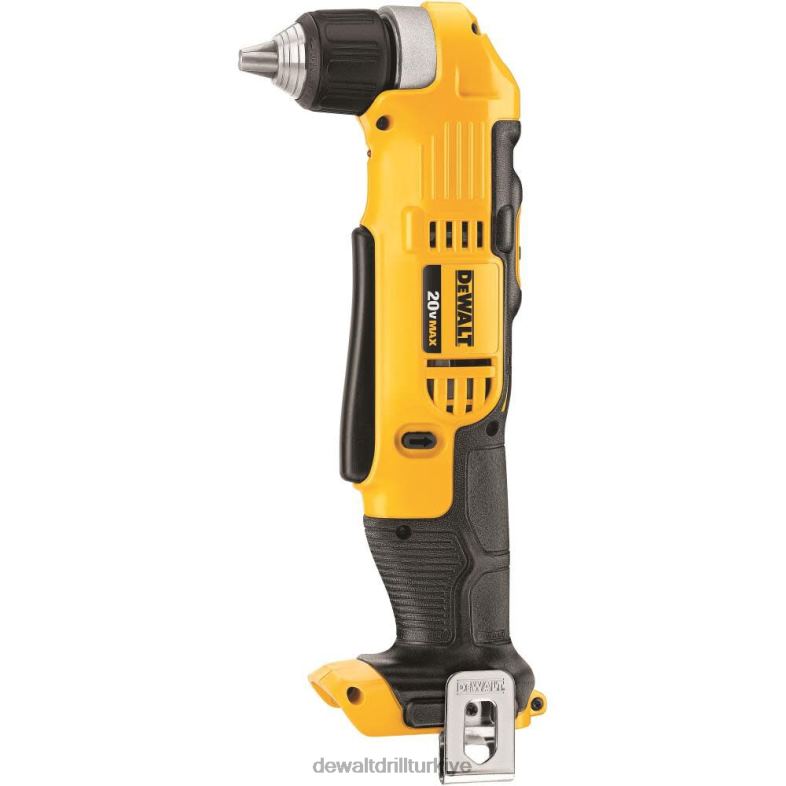 20 v maksimum lityum iyon 3/8 inç dik açılı matkap/tornavida (çıplak alet) DEWALT R206854 aletler