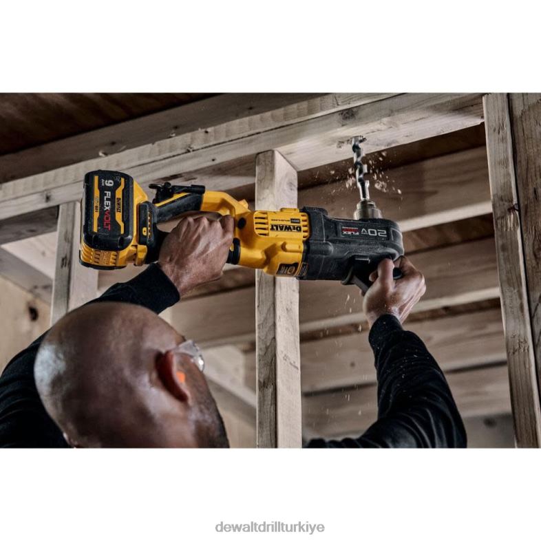 20v maksimum 1/2 inç kompakt saplama ve kiriş matkabı (çıplak alet) DEWALT R206822 aletler