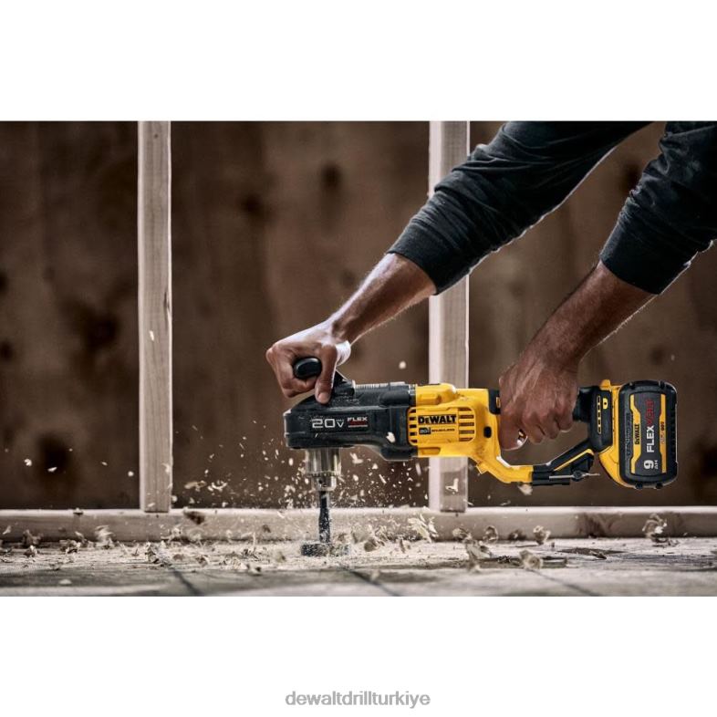 20v maksimum 1/2 inç kompakt saplama ve kiriş matkabı (çıplak alet) DEWALT R206822 aletler