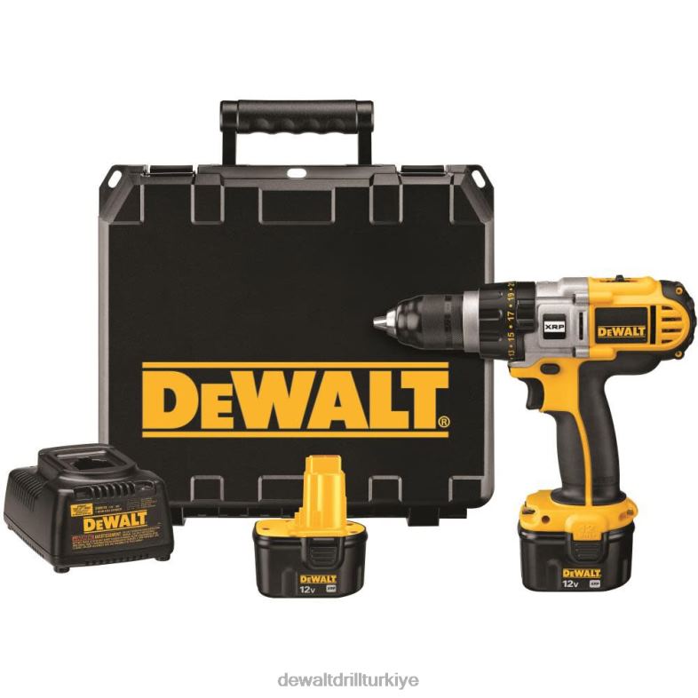 1/2 inç 12v akülü xrp matkap/sürücü kiti-dcd910kx (dcd910kx) DEWALT R2068199 aletler