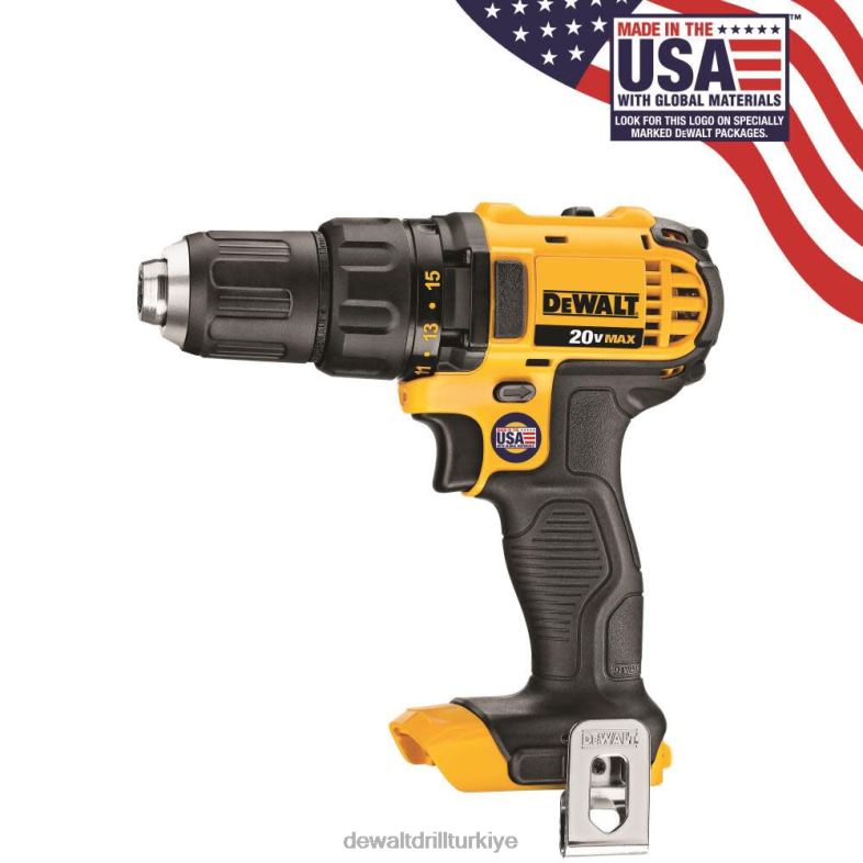 20 v maks. lityum iyon kompakt matkap/tornavida (çıplak alet) DEWALT R2068182 aletler