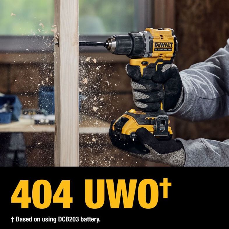 20v atomik kompakt matkap sürücü kiti DEWALT R206821 aletler