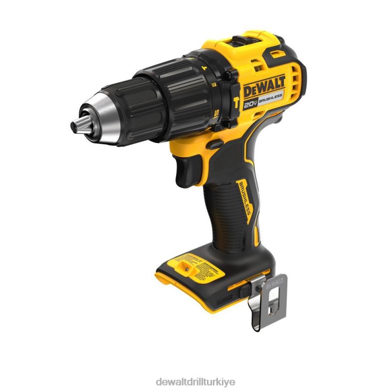 20v maksimum fırçasız akülü 1/2 inç darbeli matkap (çıplak alet) DEWALT R206899 aletler