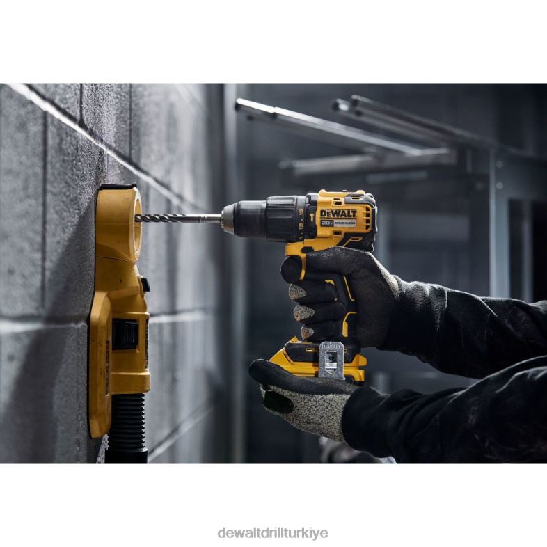 20v maksimum fırçasız akülü 1/2 inç darbeli matkap (çıplak alet) DEWALT R206899 aletler