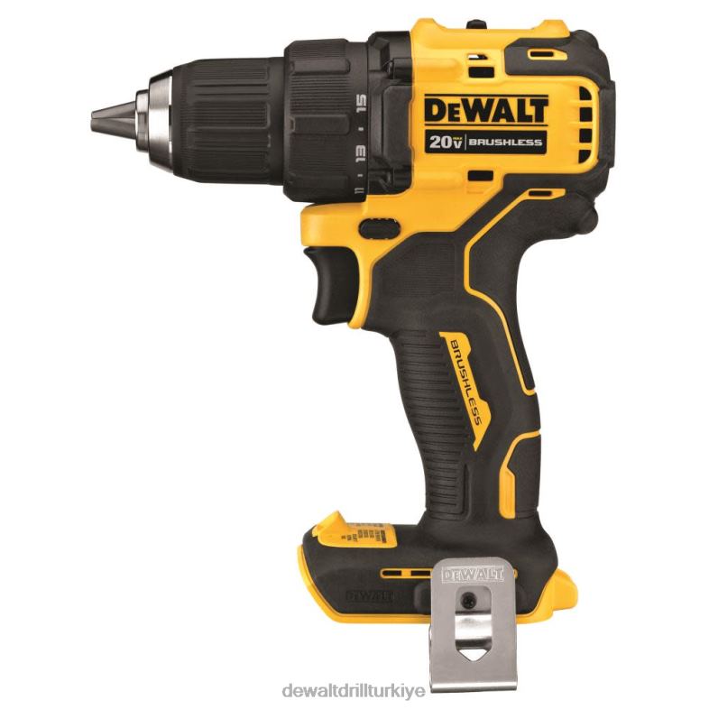 20v maksimum fırçasız atomik kompakt 1/2 inç matkap/tornavida (çıplak alet) DEWALT R206873 aletler