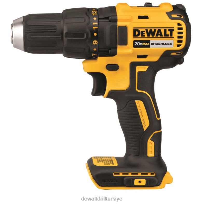 20v maksimum fırçasız kablosuz 1/2 inç matkap/tornavida (çıplak alet) DEWALT R2068128 aletler