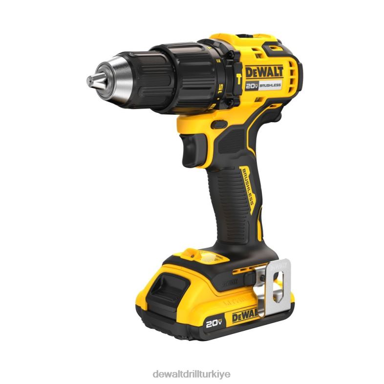 20v max fırçasız akülü 1/2 inç darbeli matkap seti DEWALT R206855 aletler