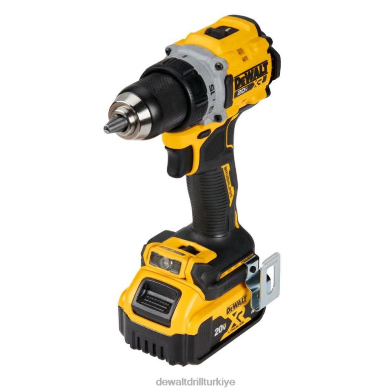 20v max xr fırçasız kablosuz 1/2 inç matkap/sürücü kiti DEWALT R206838 aletler
