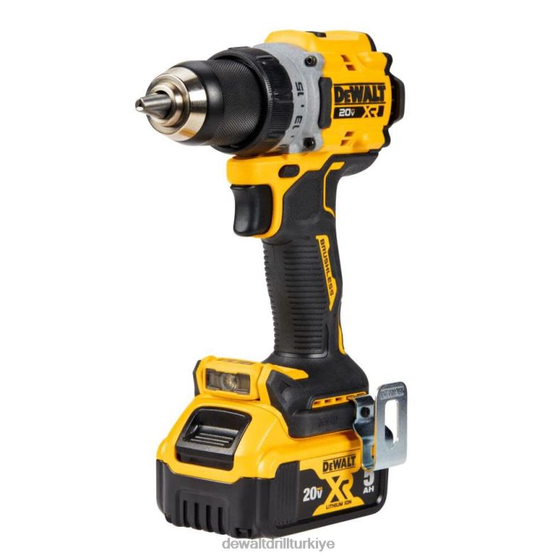 20v max xr fırçasız kablosuz 1/2 inç matkap/sürücü kiti DEWALT R206838 aletler